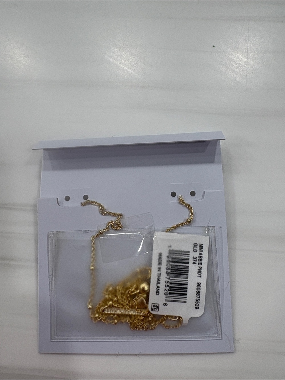 Kendra Scott Gold Necklace with Emerald Green Stone - Picture 2 of 2